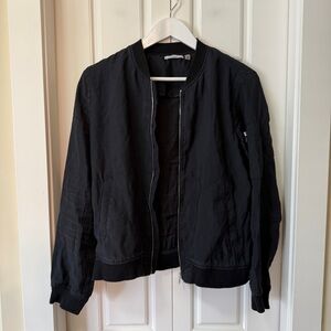 Dex Bomber-Style Zip-Up Jacket | Medium